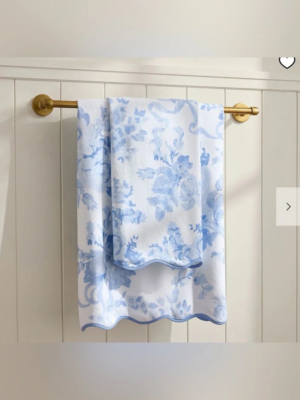 Pottery Barn LoveShackFancy Garden Damask Towels